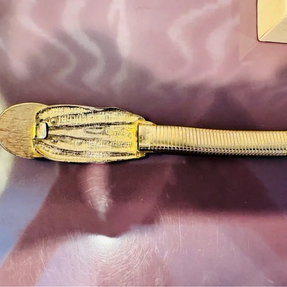 Rare Vintage Gold Stretch Stone Belt AcessoCraftNYC display picture 1
